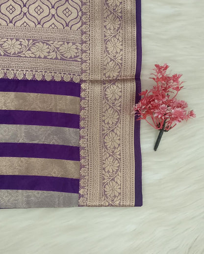 Stripe Tussar Saree | SSST477