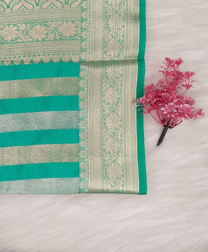 Stripe Tussar Saree | SSST477