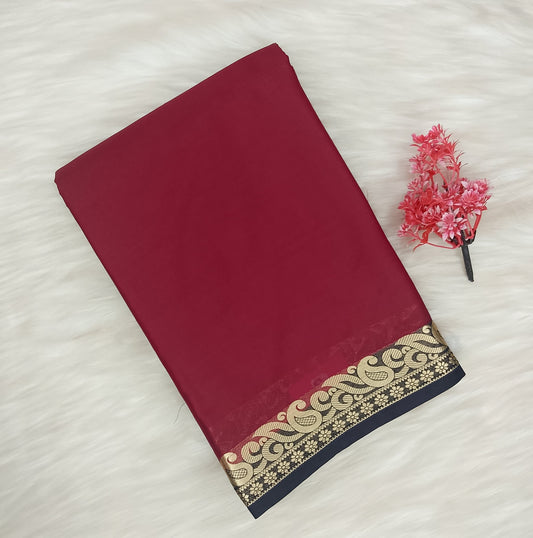Mysore Crepe Saree | SSMC481
