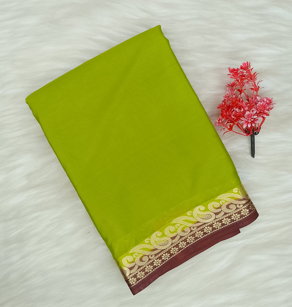 Mysore Crepe Saree | SSMC481