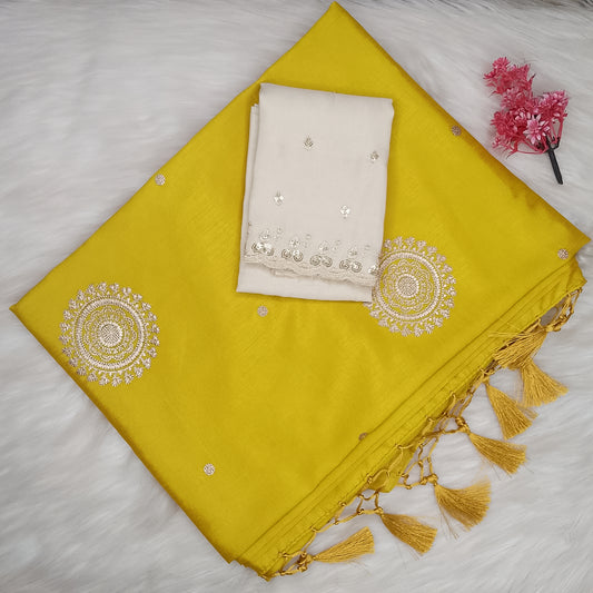 Rayon Silk Office Saree | SSRO483