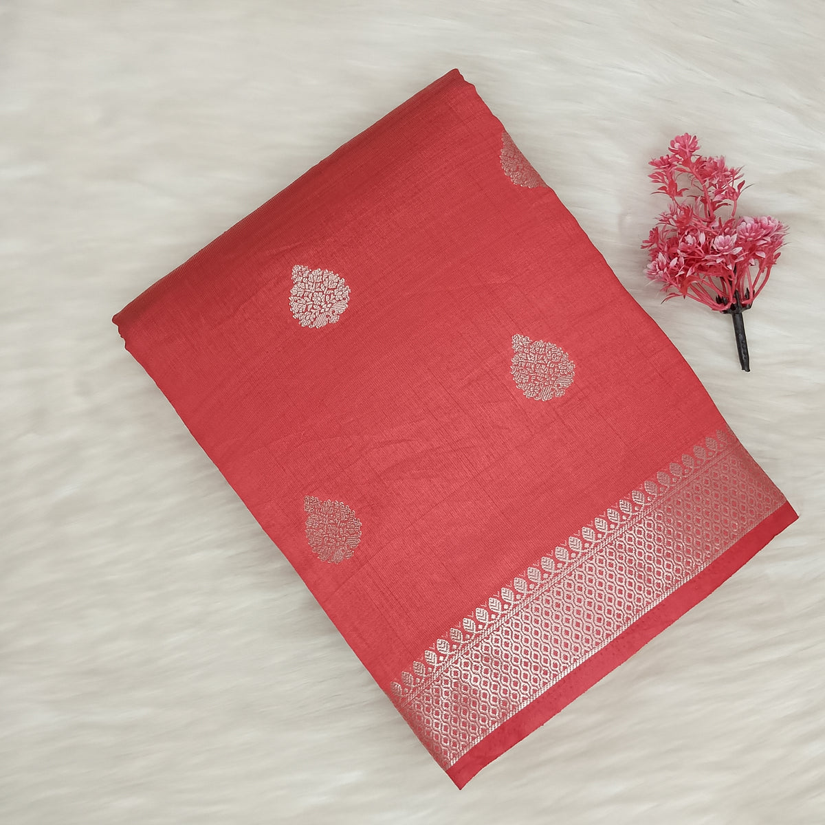 Semi Tussar Saree | SSST485