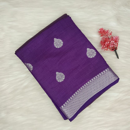 Semi Tussar Saree | SSST485