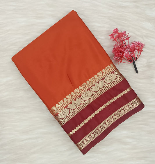 Crepe Silk Saree | SSCS486