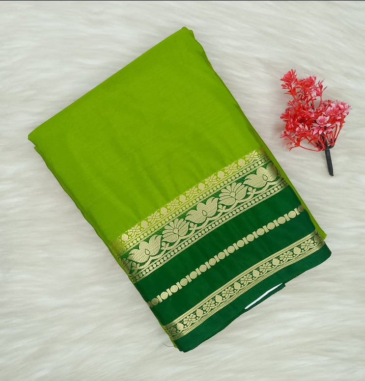 Crepe Silk Saree | SSCS486