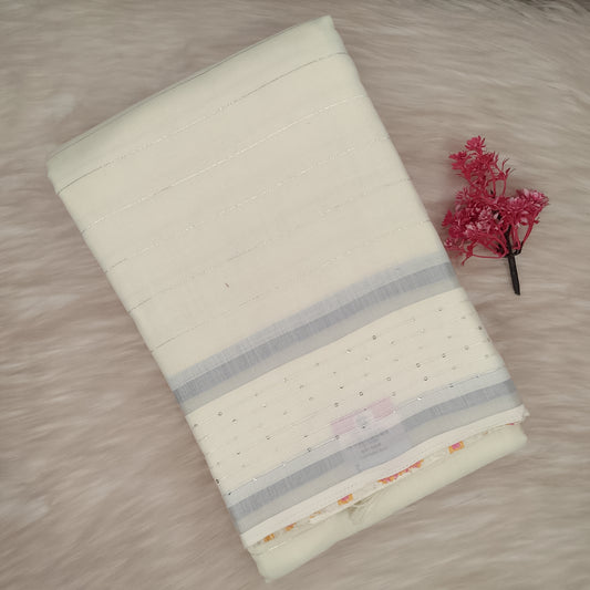 Linen Cotton Saree | SSLC490