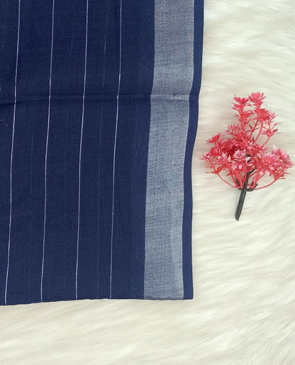 Linen Cotton Saree | SSLC490