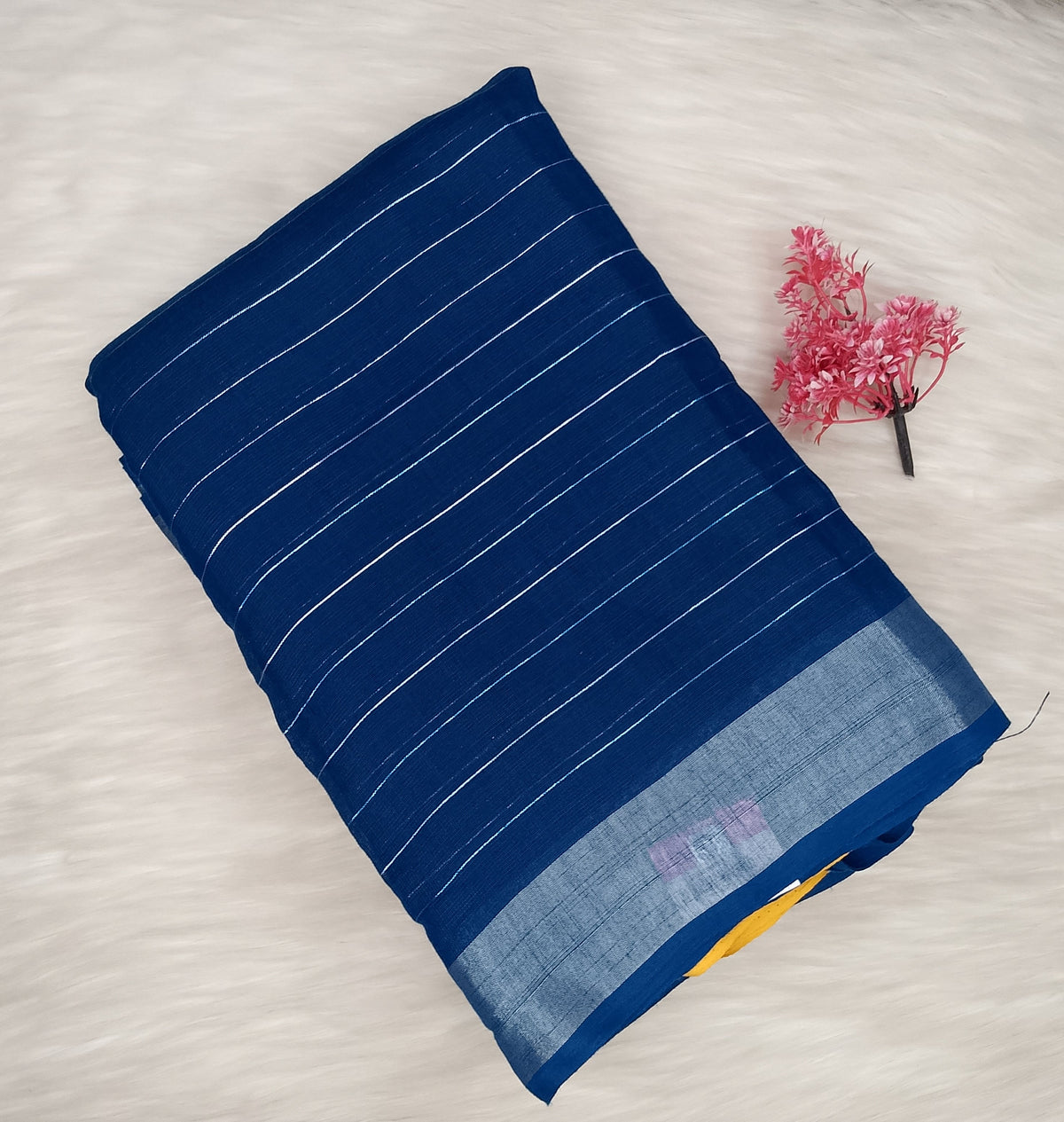 Linen Cotton Saree | SSLC490