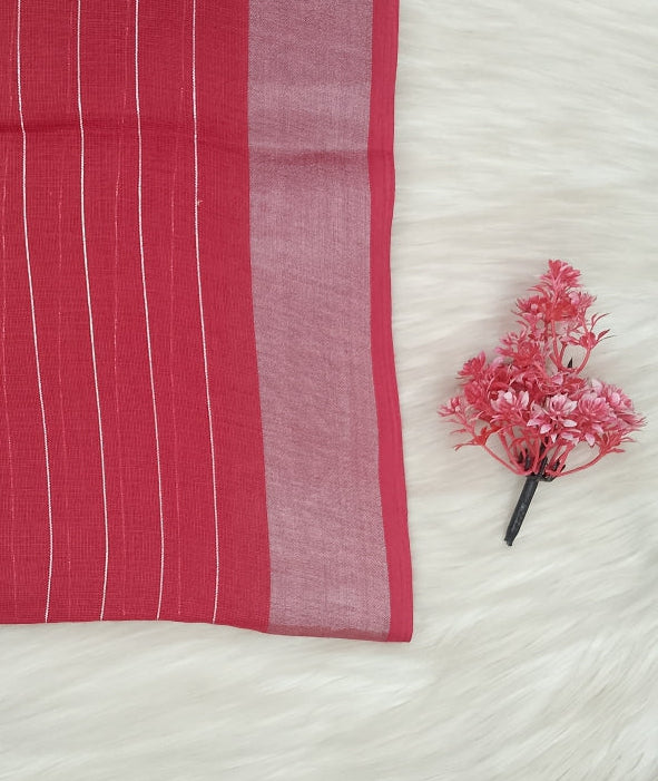 Linen Cotton Saree | SSLC490