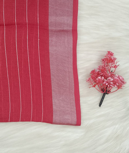 Linen Cotton Saree | SSLC490