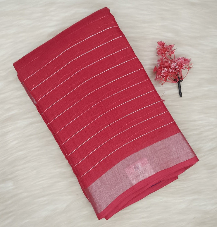 Linen Cotton Saree | SSLC490