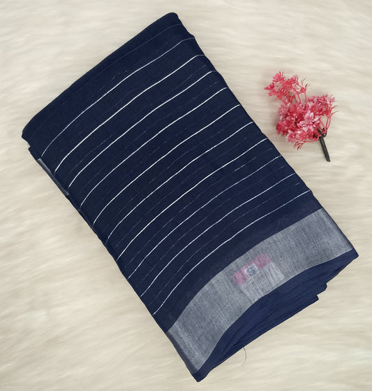 Linen Cotton Saree | SSLC490