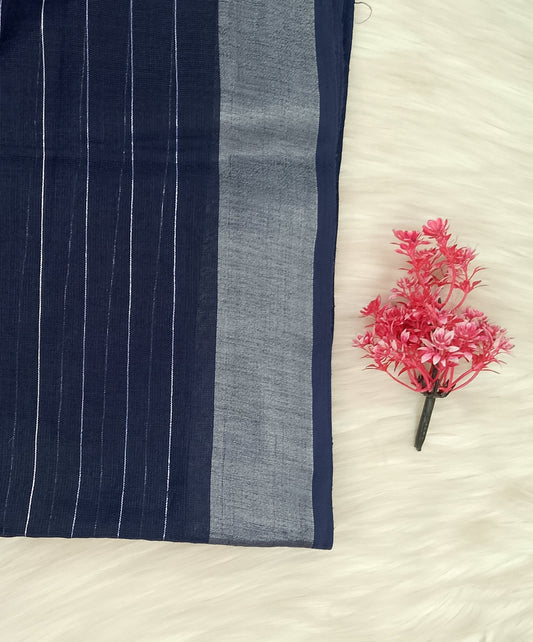 Linen Cotton Saree | SSLC490