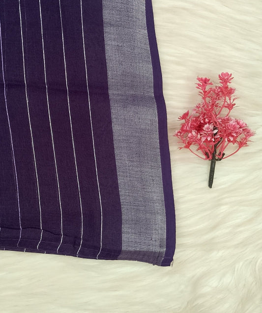 Linen Cotton Saree | SSLC490
