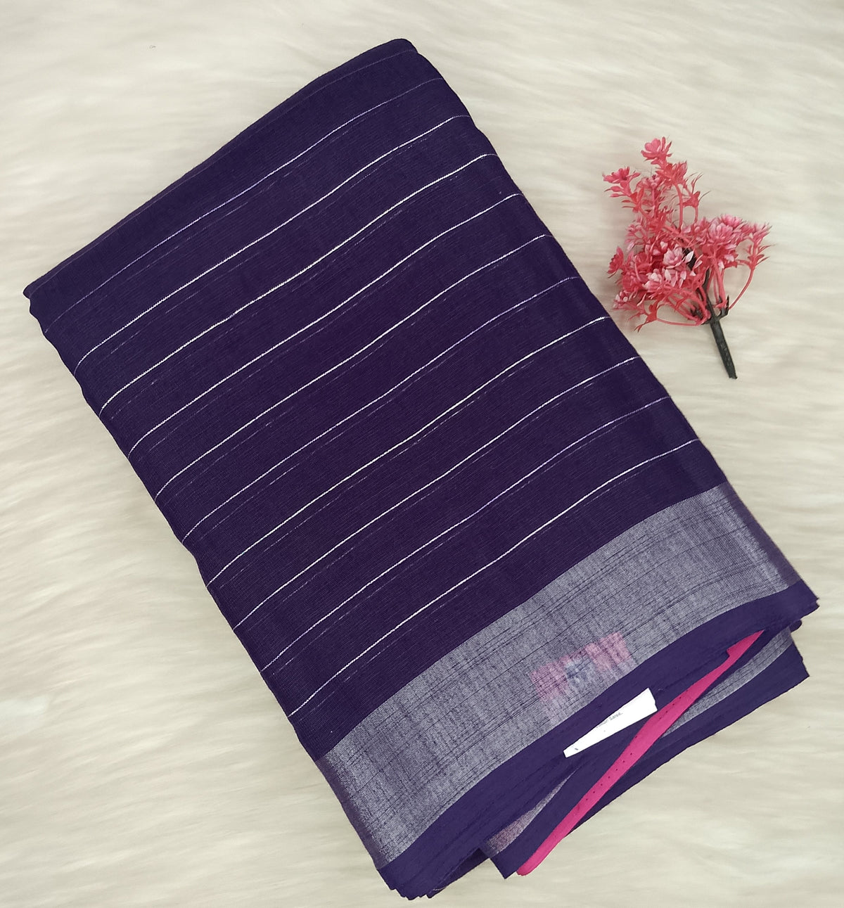 Linen Cotton Saree | SSLC490