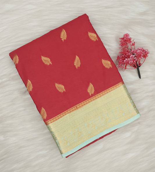Mysore Crepe Silk Saree | SSMC491