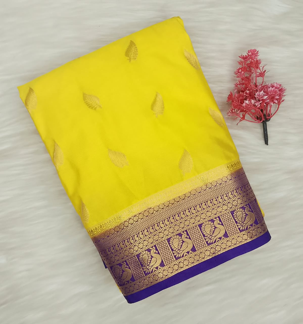 Mysore Crepe Silk Saree | SSMC491