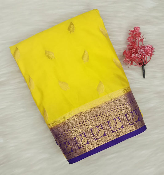 Mysore Crepe Silk Saree | SSMC491