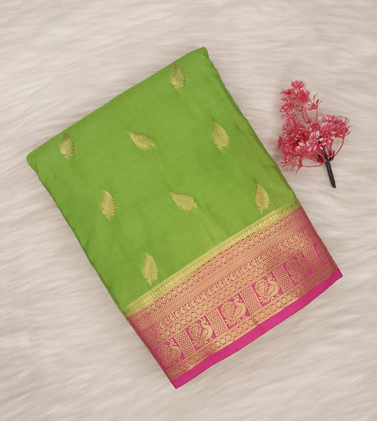 Mysore Crepe Silk Saree | SSMC491