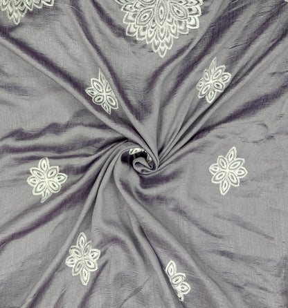 Chikankari Schiffl Saree | SSCS492