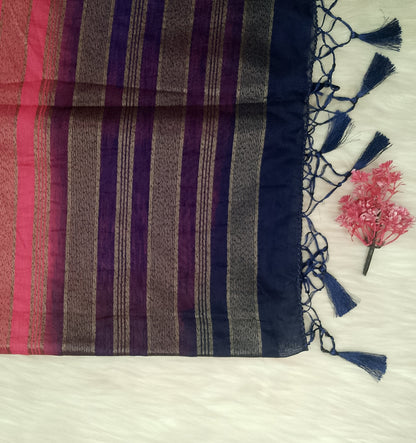 Linen Cotton Silk Saree | SSLC493