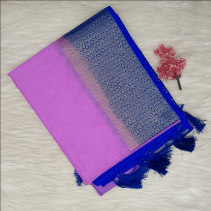 Linen Cotton Silk Saree | SSLC493
