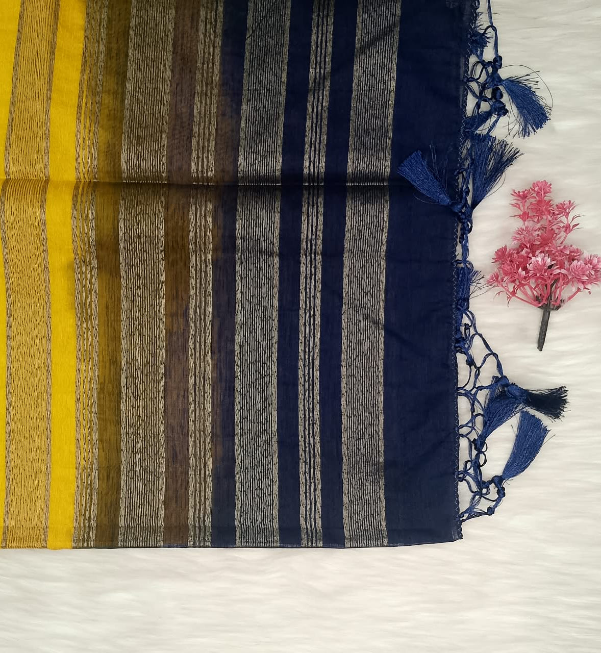 Linen Cotton Silk Saree | SSLC493