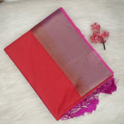 Linen Cotton Silk Saree | SSLC493