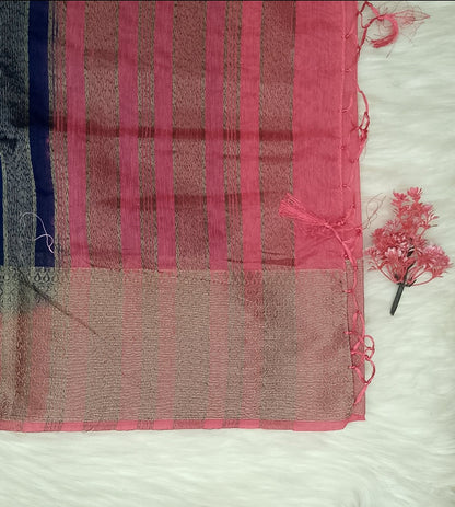 Linen Cotton Silk Saree | SSLC493