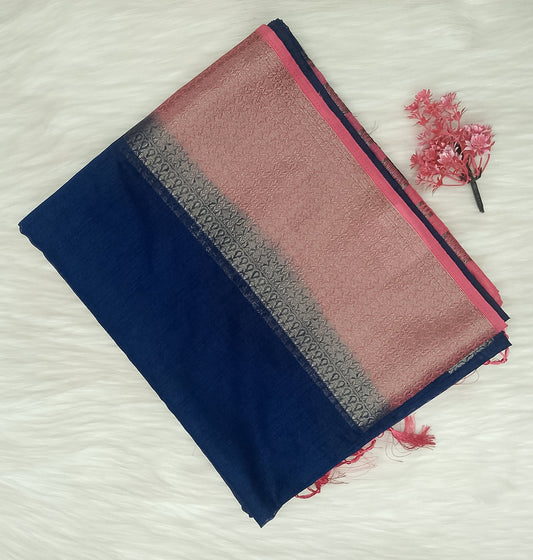 Linen Cotton Silk Saree | SSLC493