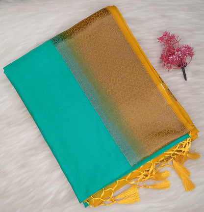Linen Cotton Silk Saree | SSLC493