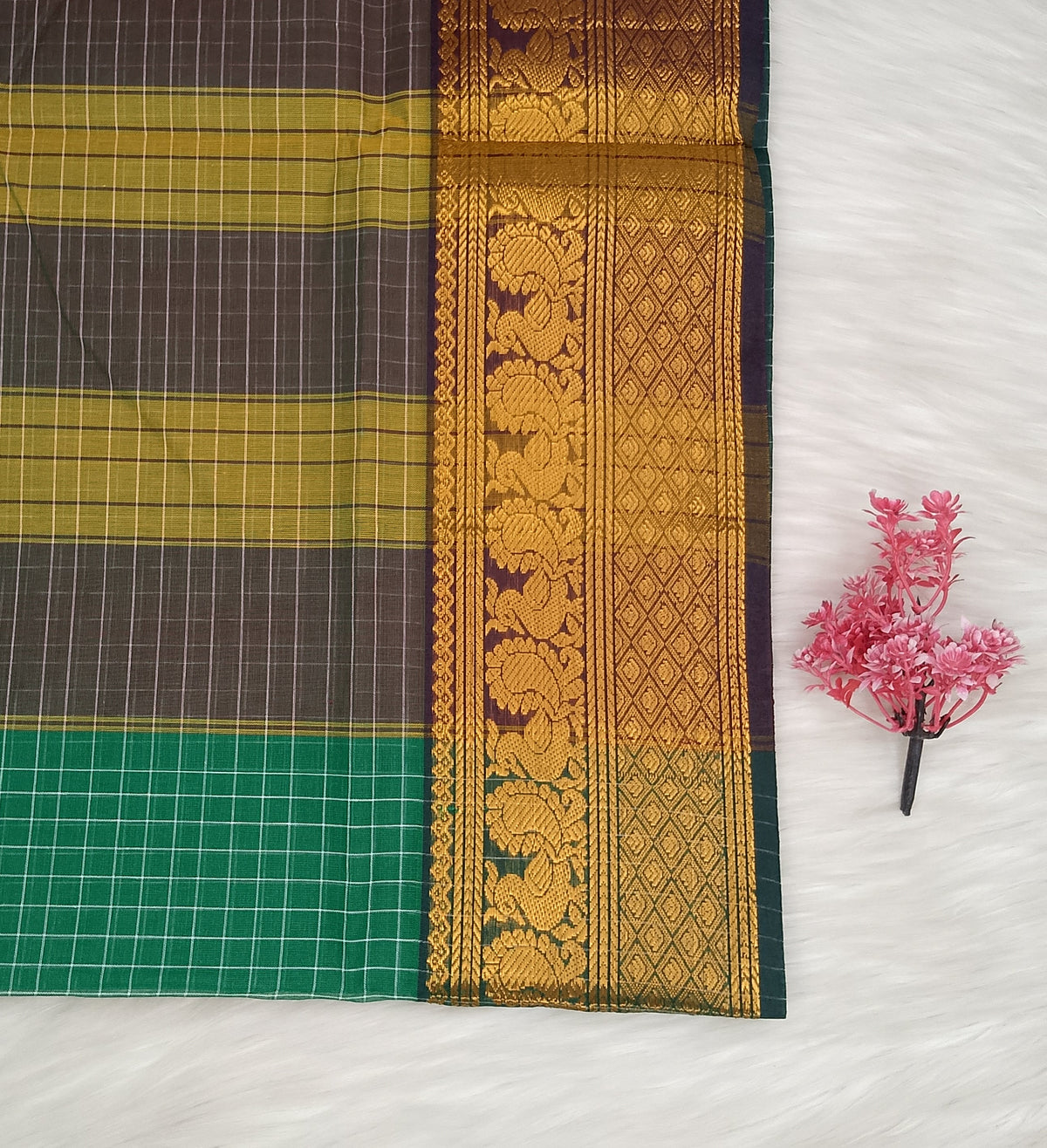 Kalyani Cotton Checks Saree | SSKC495