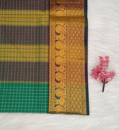 Kalyani Cotton Checks Saree | SSKC495