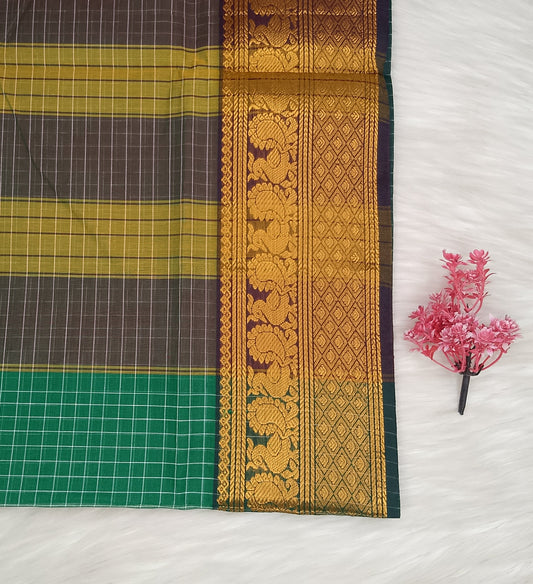 Kalyani Cotton Checks Saree | SSKC495