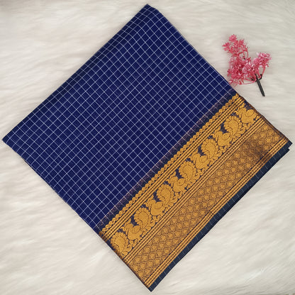 Kalyani Cotton Checks Saree | SSKC495