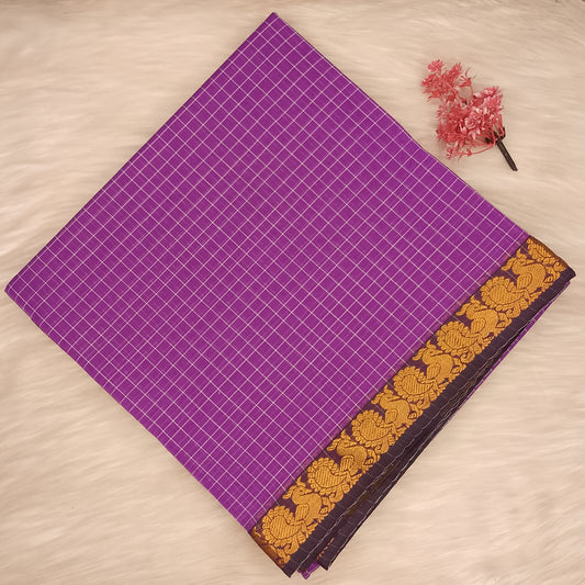 Kalyani Cotton Checks Saree | SSKC495