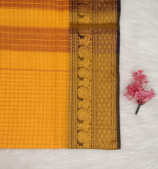 Kalyani Cotton Checks Saree | SSKC495