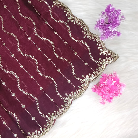 Designer Space Silk Saree | SSDS282