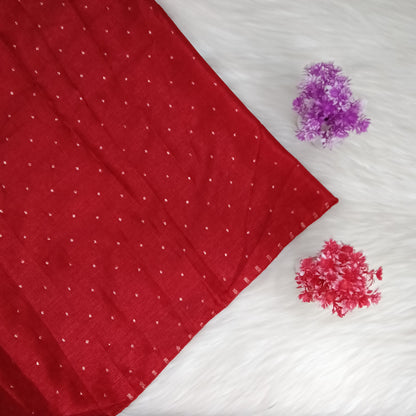 Ajrakh Style Elephant Print Saree | SSEP331