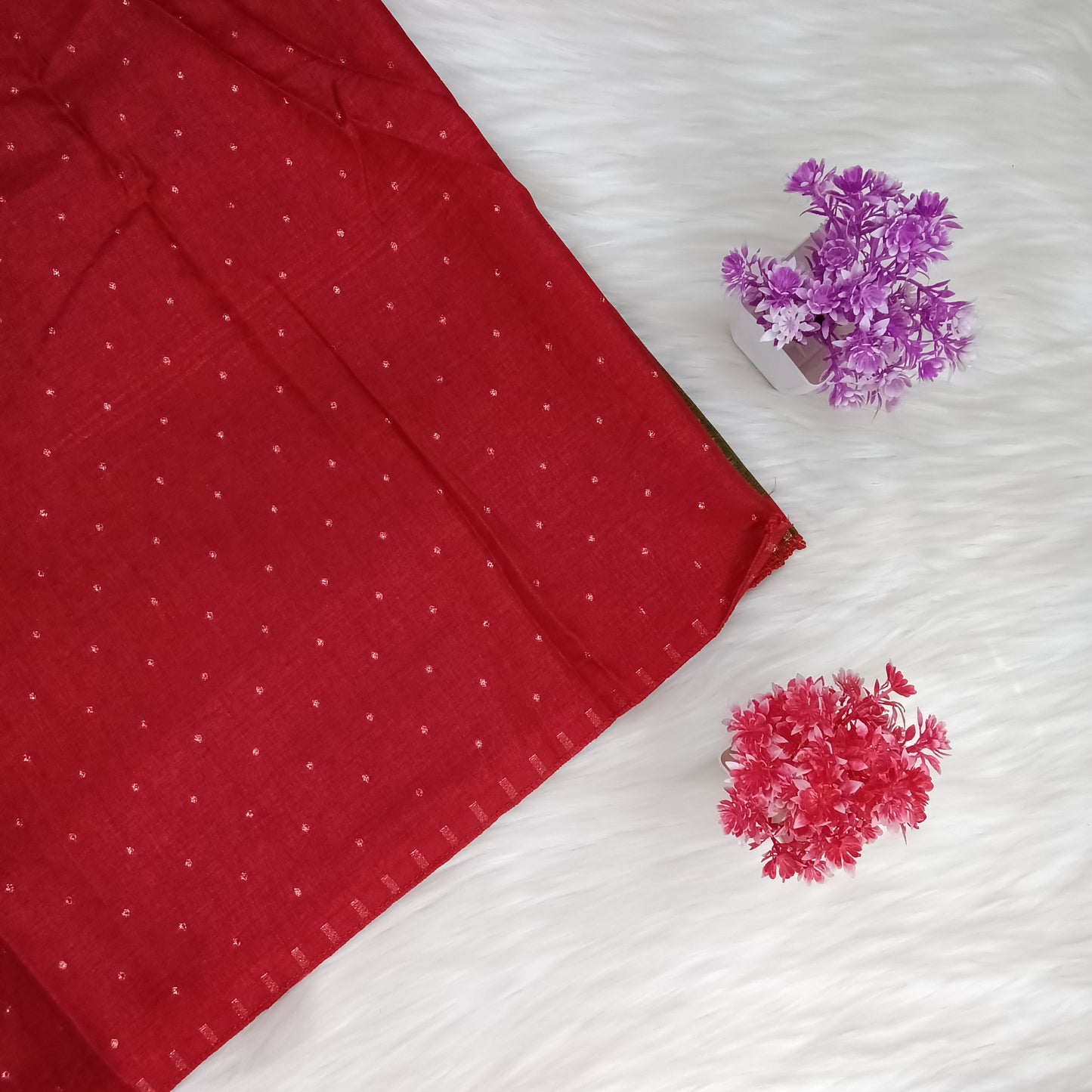 Ajrakh Style Elephant Print Saree | SSEP331