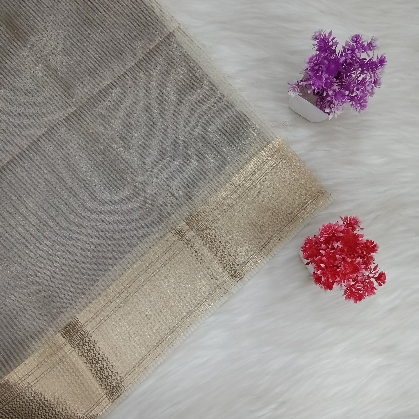 Soft Organza Silk Saree | SSOS350