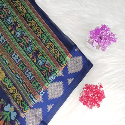 Kalamkari Printed Saree | SSKP356