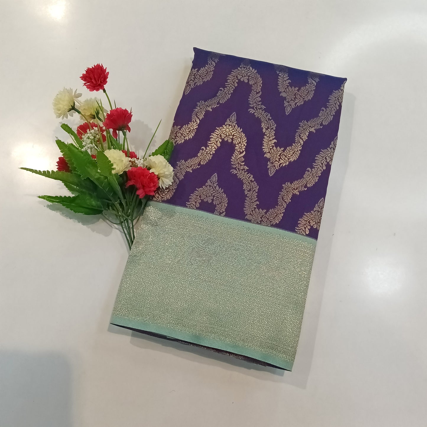 Soft Zari Silk Saree | SSSZ362