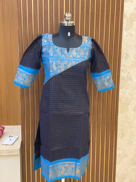 Kurti Tradition Look Madura Cotton Top SSKM256