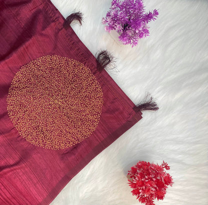 Tussar Silk Saree | SSTS165