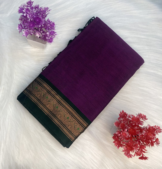 Rich Temple Cotton Saree | SSCS171