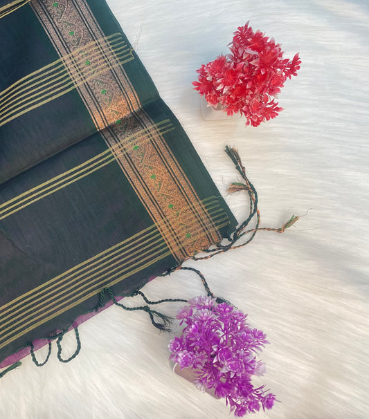 Rich Temple Cotton Saree | SSCS171