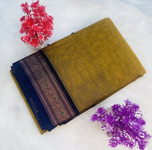 Rich Temple Cotton Saree | SSCS171
