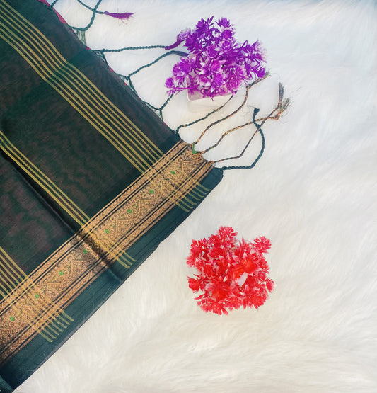 Rich Temple Cotton Saree | SSCS171
