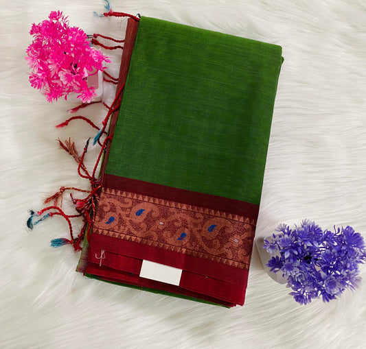 Rich Temple Cotton Saree | SSTS192
